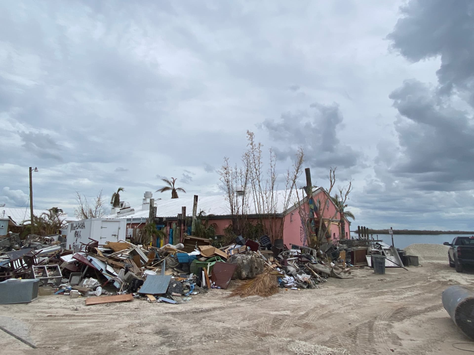Cleanup at the marina