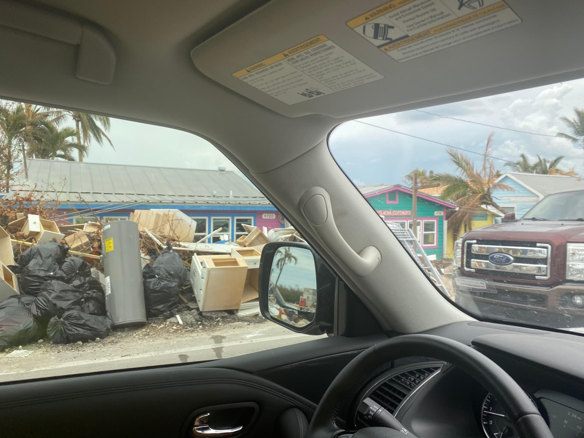 Hauling it to the curb