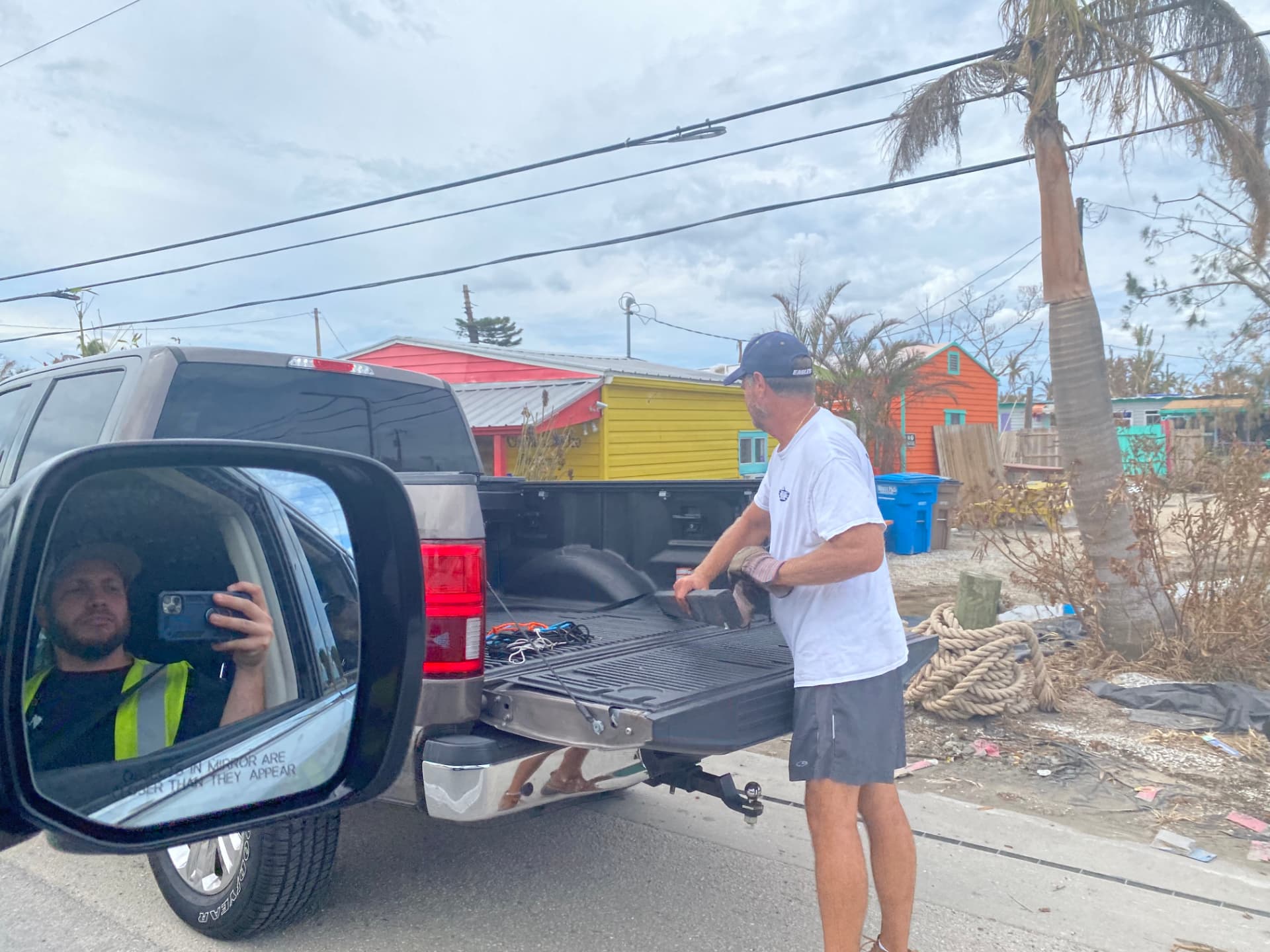 Supplies handed off